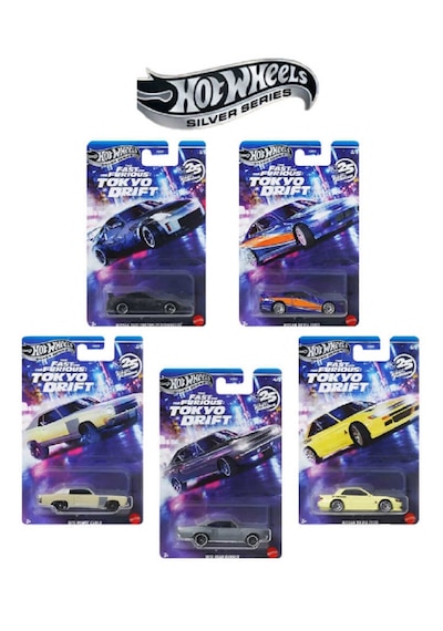 Hot Wheels Uzun Kart Fast & Furious Tokyo Drift 5li Set 2025