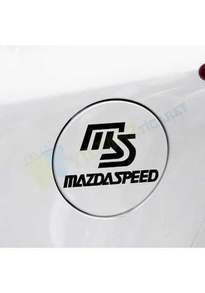 Mazda Speed Depo Kapağı Oto Sticker Etiket Yapıştırma Çıkartma