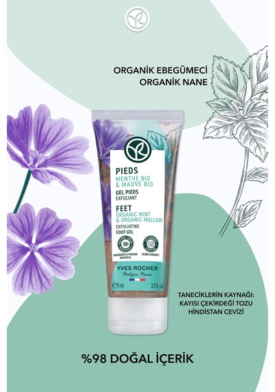 Yves Rocher Ayak Ve Topuk Peelingi - Yumuşatıcı Yenileyici-75 Ml-21116