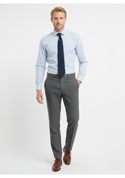 Presto Erkek Slimfit Armürlü Pantolon Siyah 3193-001 Siyah