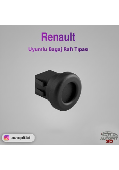 Renault Uyumlu Bagaj Rafı Tıpası 2 Adet