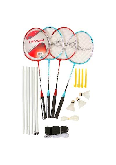 Tryon Bs-400 Badmınton Raket Set Ağ Dahil