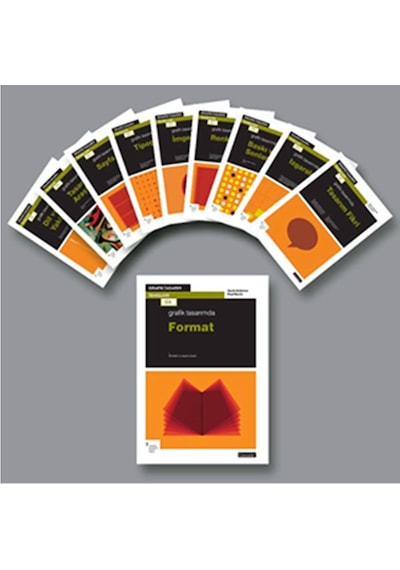 Grafik Tasarım Temelleri Seti - 10 Kitap Takım Kutulu - Gavin Ambrose -  Paul Harris - Literatür Yayıncılık