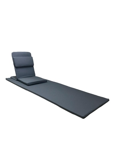 Backjack Meditasyon Sandalyesi Destekli Yer Minderi + 60x180 Kumaş Mat - Backjack 3xl Mat+backjack İkili Set Antrasit