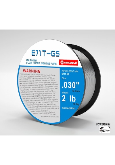 Maxweld E71T-GS Gazsız Özlü Kaynak Teli 0.80 mm 1 kg Paket