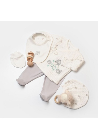 Bibaby Lamb Friends 5'li Bebek Hastane Çıkış Seti 62346