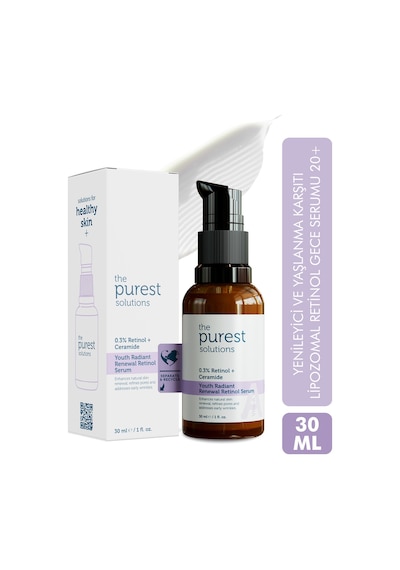 The Purest Solutions Yenileyici ve Yaşlanma Karşıtı Lipozomal Retinol Gece Serumu 20+ 30 ML