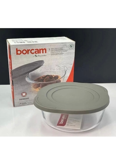 Paşabahçe 59123 Borcam Gri Kapaklı Tencere 1450cc