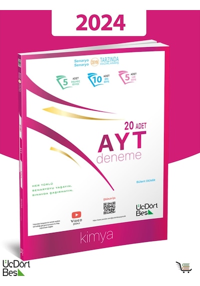 345-2024 Model 20'Li Ayt Kimya Denemesi
