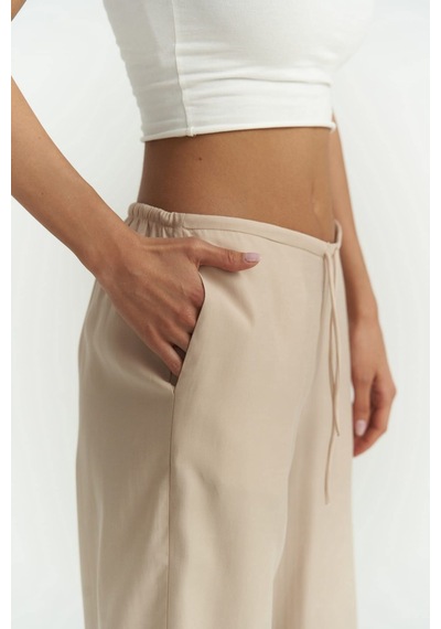 Mai Collection Mai Studios Co. Paris Bej Basic Pantolon Bej