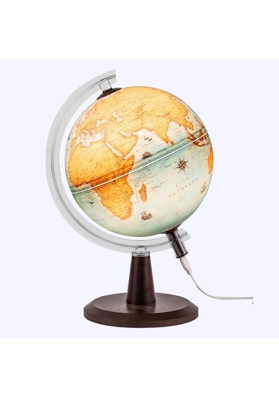 Gürbüz Modern Küre Antik Işıklı 20 Cm 48205 Çok Renkli