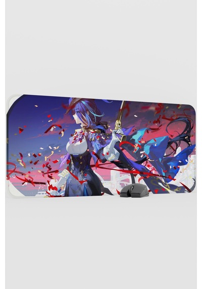 Clorinde Genshin Impact Anime Gacha V4 - 90x40 Xxl Gaming Mouse Pad Fare Altlığı