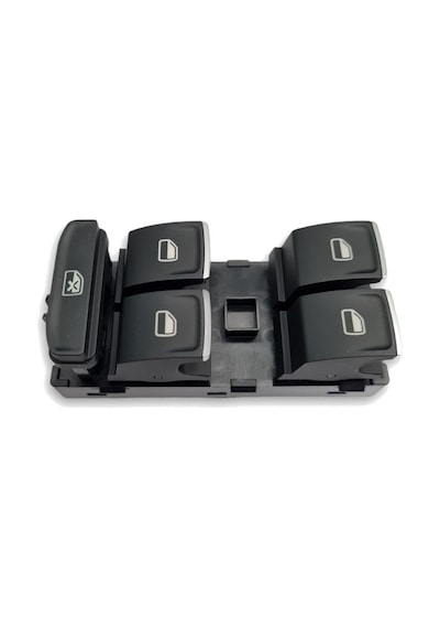 Vw Polo 2018-2022 Sol Cam Düğme Seti Krom Uç Kırmızı 5G0959857G
