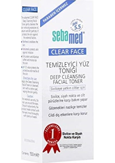 Clear Face Sivilce Ve Akne Karşıtı Yüz Temizleyici Tonik 150 Ml 1 Paket 1 X 150 Ml