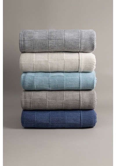 Plaid İndigo Tek Kişilik Battaniye 160x220 15016 Indigo