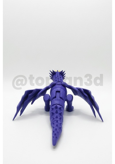 Mega Boy Ejderhanı Nasıl Eğitirsin Rüzgar Delici Ejderhası Hareketli Figür - 25cm