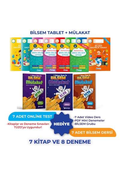 Bilsem Sınav Hazırlık Seviye 1-2-3-4 Ve Bilsem Hazırlık Mülakat