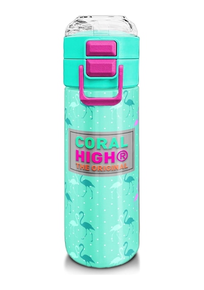 Coral High 500 Ml Paslanmaz Çelik Okul Termosu/suluk/matara - Kız Çocuk - Su Yeşili Neon Pembe Flamingo Desenli - Sızdırma Yapmaz Çok Renkli Coral High 500 Ml Paslanmaz Çelik Okul Termosu/suluk/matara - Kız Çocuk - Su Yeşili Neon Pembe Flamingo Desenli - Sızdırma Yapmaz Çok Renkli