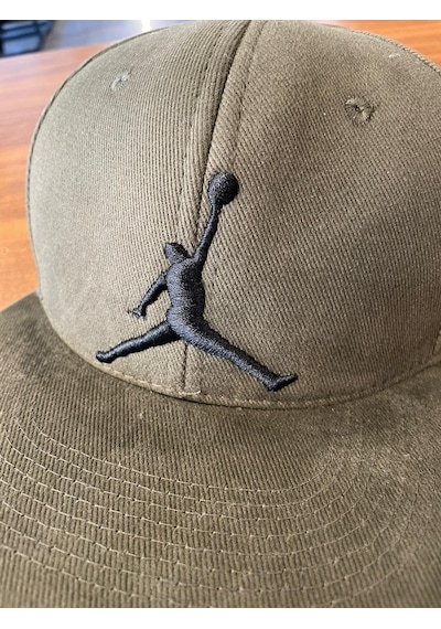 Air Jordan Haki Renk Hiphop Snapback Rapper Basket Cap Şapka