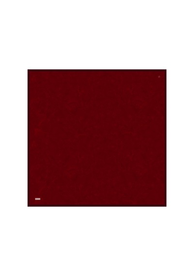 Belli Soyut Desen %100 Twill İpek Eşarp Be28 Kırmızı