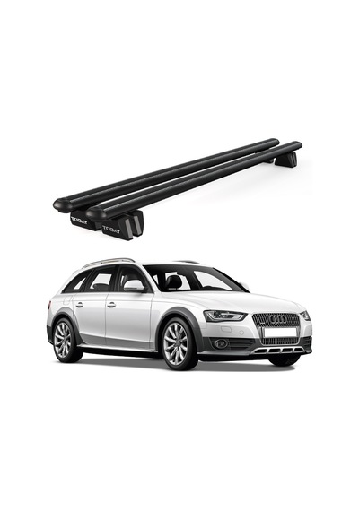 Pençe Audi A4 Allroad 2009-2016 Uyumlu Siyah Ara Atkı Port Bagaj Tavan Barı