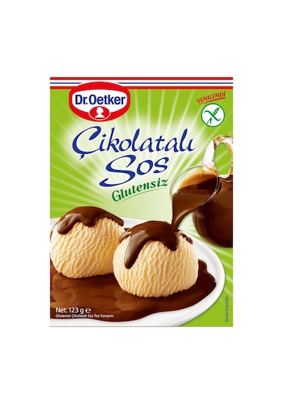 Dr. Oetker Glutensiz Çikolata Sosu 123 G - Pratik Tatlı Sosu 8'li Avantaj Paketi - 8 Adet Tarı
