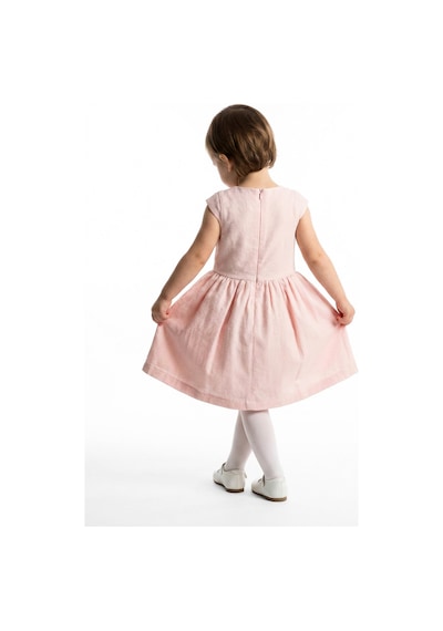 Xo Kids Kız Çocuk Elbise + Bolero 5-8 Yaş 52143 Pudra