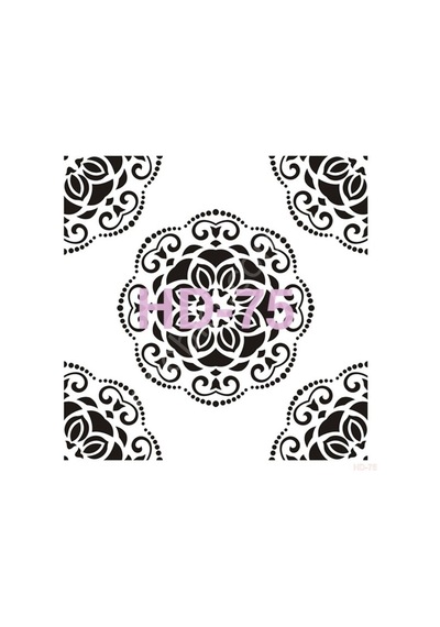 Hd75 Cadence Home Dekor Stencil 45X45