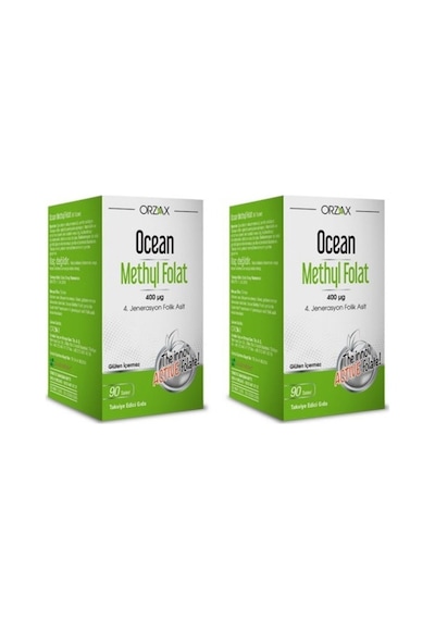 Ocean Methyl Folat 400 Mcg 30 Tablet X 2 Adet