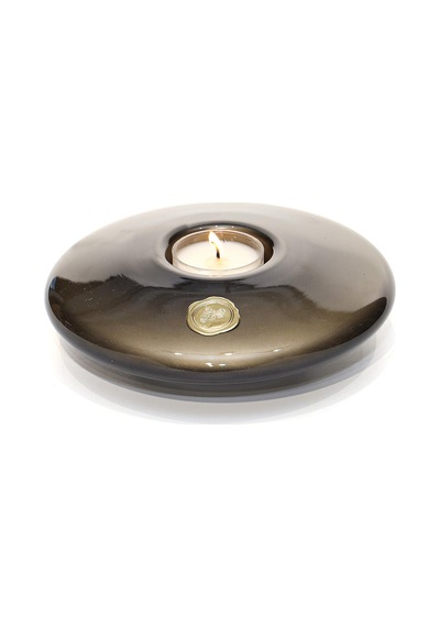 Siyah Golden Glow Cam Mumluk Ve Tealight Seti Dekoratif Sıvama Kutulu