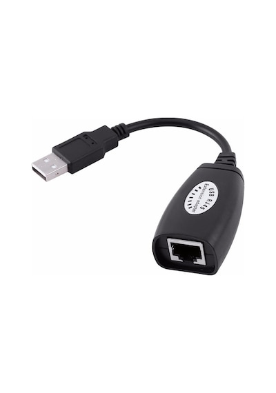 Alfais 4406 4 Port Cat Rj45 Usb Hub Ek Uzatma Extender (50 Metre)