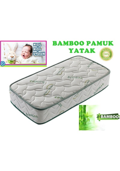 90 x 140 Bamboo Pamuk Yatak Ortopedik Pamuk 90 x 140 Pamuk Bamboo