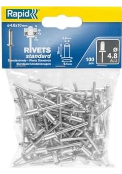 5000380 Perçin Ø4.8x10mm Alüminyum 100 Adet