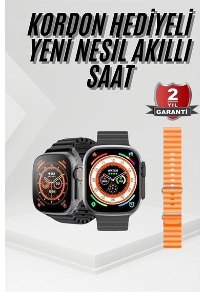 Akıllı Saat Takibi Atışı Adımsayar Ultra Yeni Nesil Nefes Egzersizi