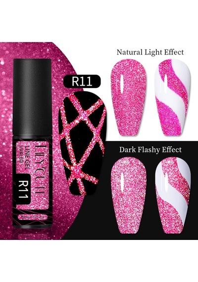 Lily Cute Reflective Glitter Nail Art Çizim Ojesi R011 54152-5