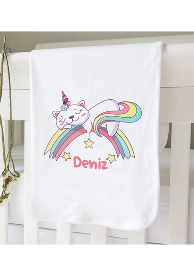 Bk Kids Kişiye Özel 10 Parça Beyaz Hastane Çıkışı Battaniye Ve Yastık Hediye Seti, Yeni Doğan Bebek Giyim Hediyesi-19