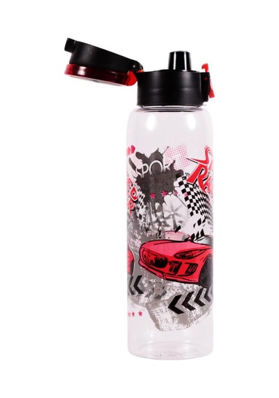 Herevin 161417-819 Askılı Desenli Opak Desenli Matara 500 Ml Siyah