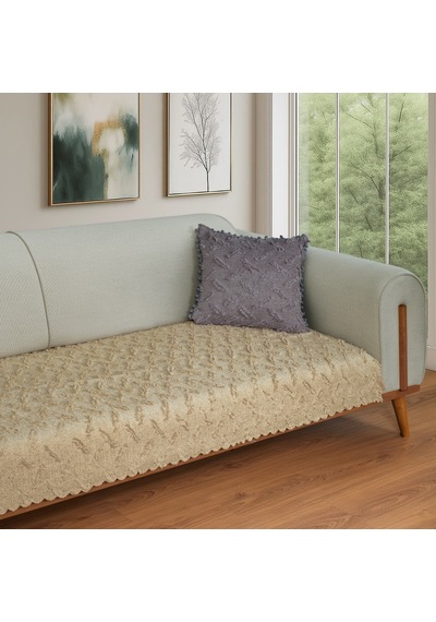 Latuda Home Ponela Koltuk Örtüsü - Sadece Oturum Alanını Kaplar 85x210 Cm - Bej