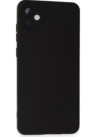 Newface Samsung Galaxy A05 Kılıf Nano İçi Kadife Silikon - Siyah