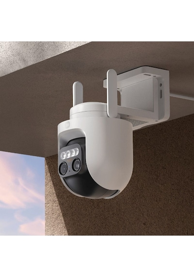 Xiaomi CW700S 9x 4MP Çift Lens Sesli Alarm Dış Mekan Kamerası Beyaz