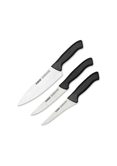 Pirge Ecco 35175 Şef Baba Bıçak Seti Siyah