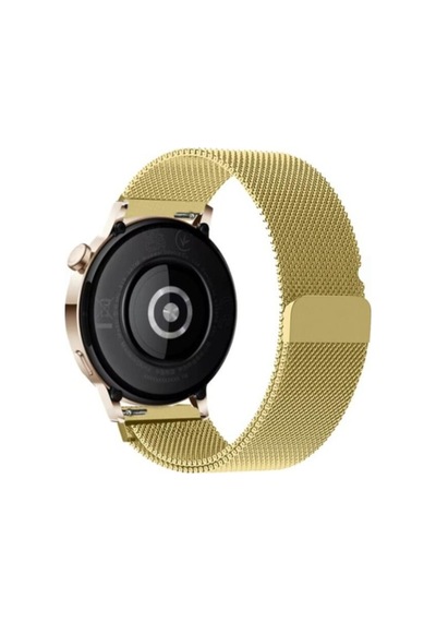 Huawei Watch Gt3 Elegant / Gt2 42mm Uyumlu 20mm Manyetik Milanese Loop Metal Kordon