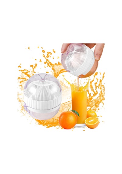 Pratik Narenciye Sıkacağı Limon Portakal Nar Sıkacağı Ölçekli Hazneli El Tipi Sıkacak Plastik Diğer