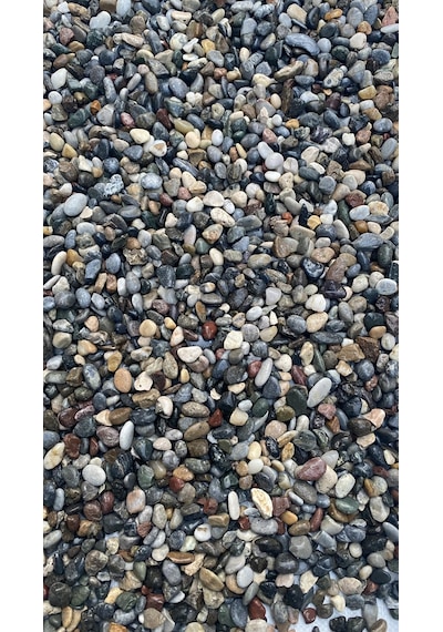 Ahs Doğal Dalaman Dere Çakılı Taşı 10 Kg 1-1,5cm Dere Çakıl Bahçe Peyzaj Saksı Teraryum Akvaryum Taş