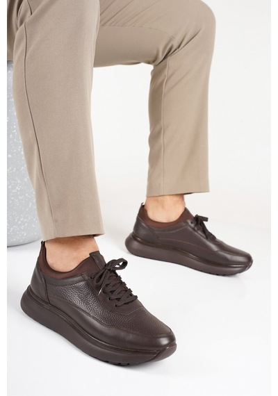 Fame Step Hakiki Deri Erkek Yürüyüş Ayakkabısı Casual Comfort Streç Yapı Bağcıksız Kullanım Ortopedik Günlük Rahat Taban Kahverengi Sneaker Fame Step Hakiki Deri Erkek Yürüyüş Ayakkabısı Casual Comfort Streç Yapı Bağcıksız Kullanım Ortopedik Günlük Rahat Taban Kahverengi Sneaker