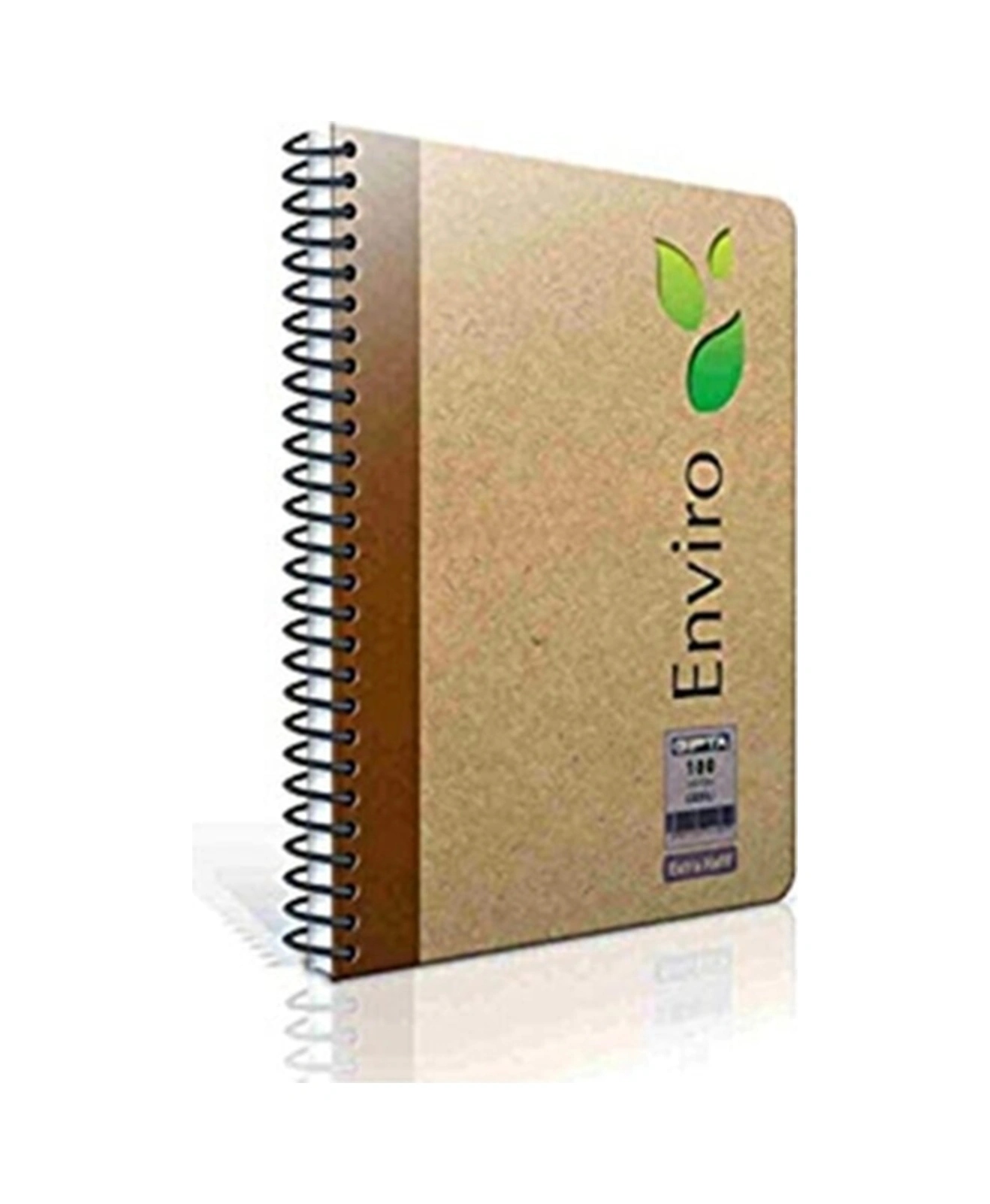 Envıro Spiral Kraft Sert Kapaklı Defter 13x21 - 100 Yaprak Çizgili Çok Renkli