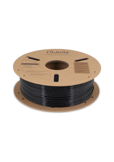 Filamix Petg Sparkling Filament -simli Siyah