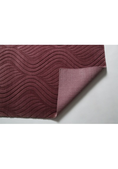 Çam Halı Emboss Jr10 Rose Modern Desen Yeni Zellanda Yünü Ve Viskon El Dokuması Halı Çok Renkli