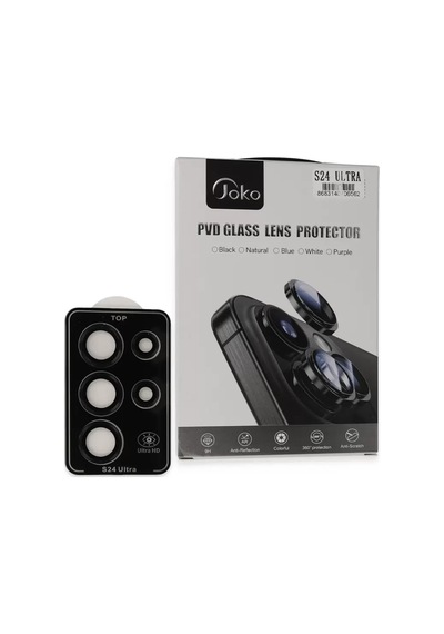 Joko Samsung Galaxy S24 Ultra Pvd Metal Kamera Lens - Siyah -