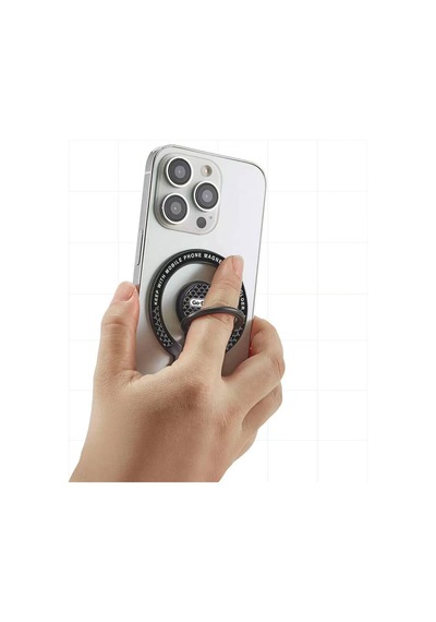 Telefon İçin Standlı Magnetik Yüzük Tutucu Aparat Go Des Gd-g096 Magsafe Şarj Destekli Siyah